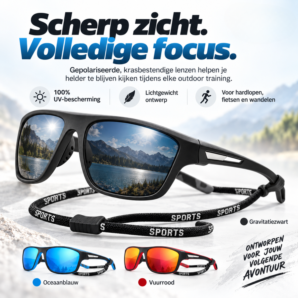 PolarSport PRO+ | Professionele Zonnebril