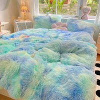 Snoepkleurige Zachte Dekbedovertrek - FluffCandy