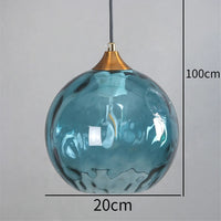 Moderne LED Nordic Plafond Glas Bal Hanglamp