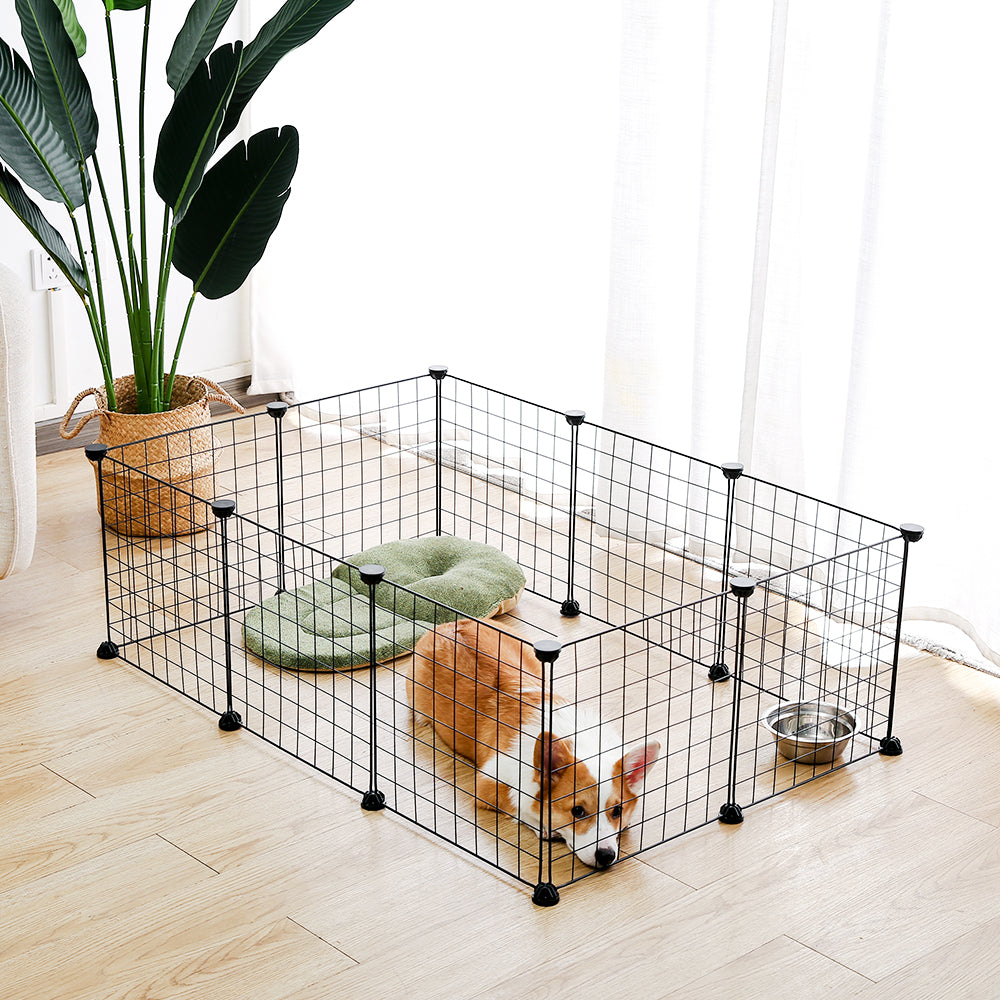 Gemakkelijk opvouwbare hondenkooi | Ruimtebesparend en zonder gereedschap te monteren Handige en betrouwbare binnenoplossing voor honden en puppy's.