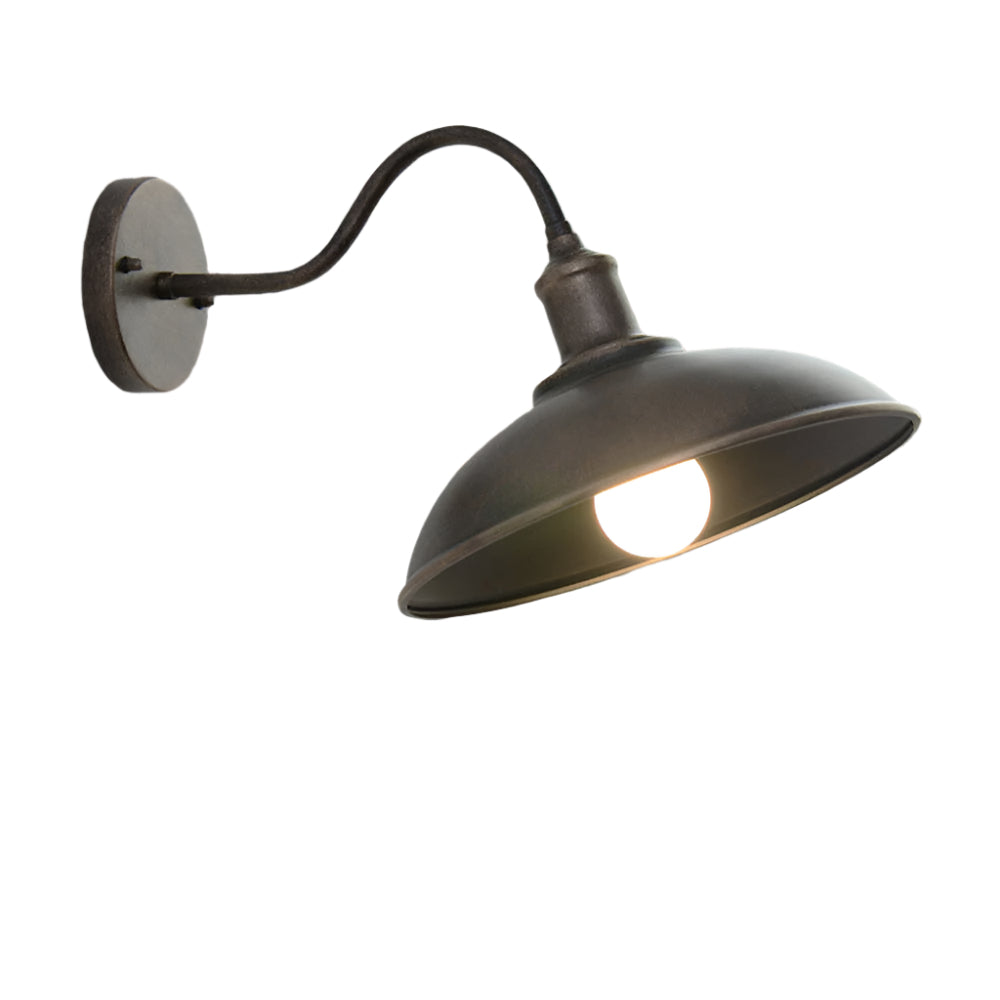 Industriële Komvormige IJzeren Buiten Wandlamp