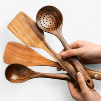Skanto | 11-delig hittebestendig houten keukenset - WoodChef