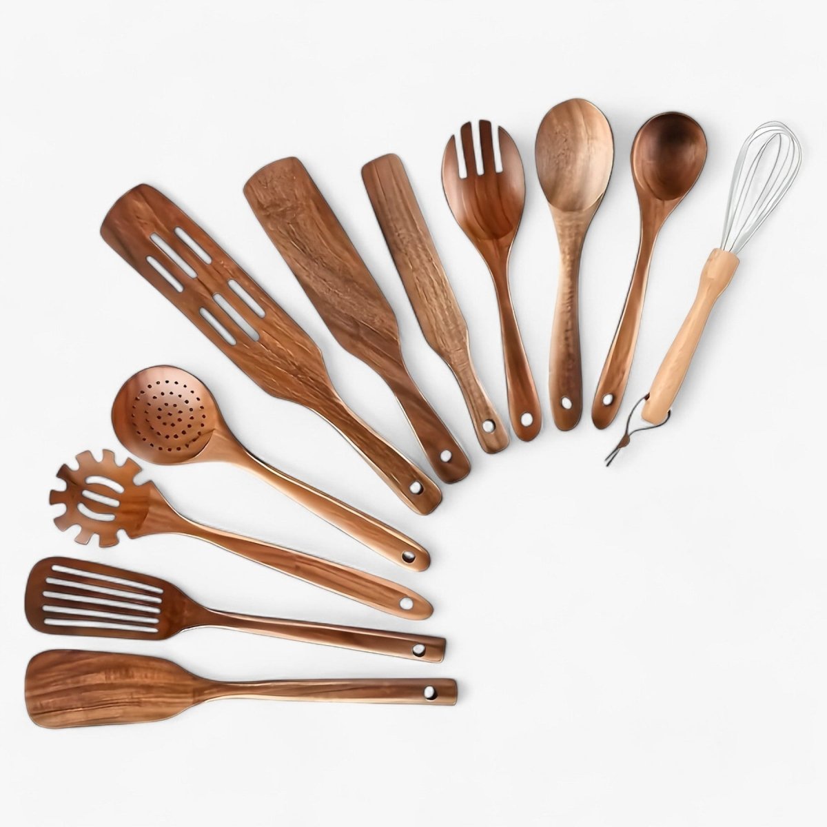 Skanto | 11-delig hittebestendig houten keukenset - WoodChef