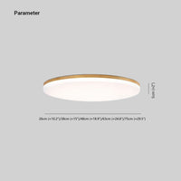 Muto Plafondlamp Houten Schaal, Wit, Modern LED Woonkamer/Slaapkamer