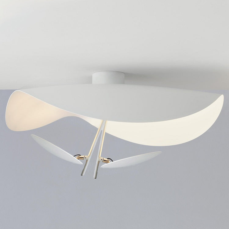 Jexie Plafondlamp Blad Modern Zwart/Goud Woonkamer Slaapkamer