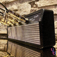 Keyamp Sleutelhanger | Gitaarversterker-Design | Wandmontage Sleutelbord met Jack-ingangen