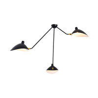 Metaal Duckbill Hanglamp Post Modern 2/3/5 Lichten Zwarte Woonkamer Chandelier Licht