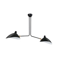 Metaal Duckbill Hanglamp Post Modern 2/3/5 Lichten Zwarte Woonkamer Chandelier Licht