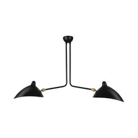 Metaal Duckbill Hanglamp Post Modern 2/3/5 Lichten Zwarte Woonkamer Chandelier Licht