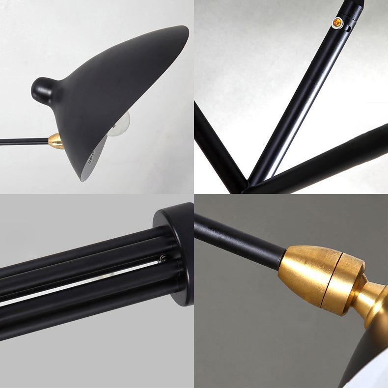 Metaal Duckbill Hanglamp Post Modern 2/3/5 Lichten Zwarte Woonkamer Chandelier Licht