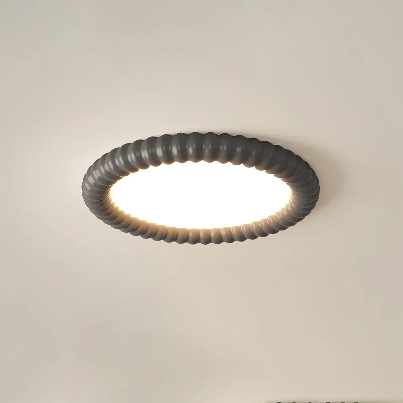 Moderne plafondlamp LED met decoratieve rand