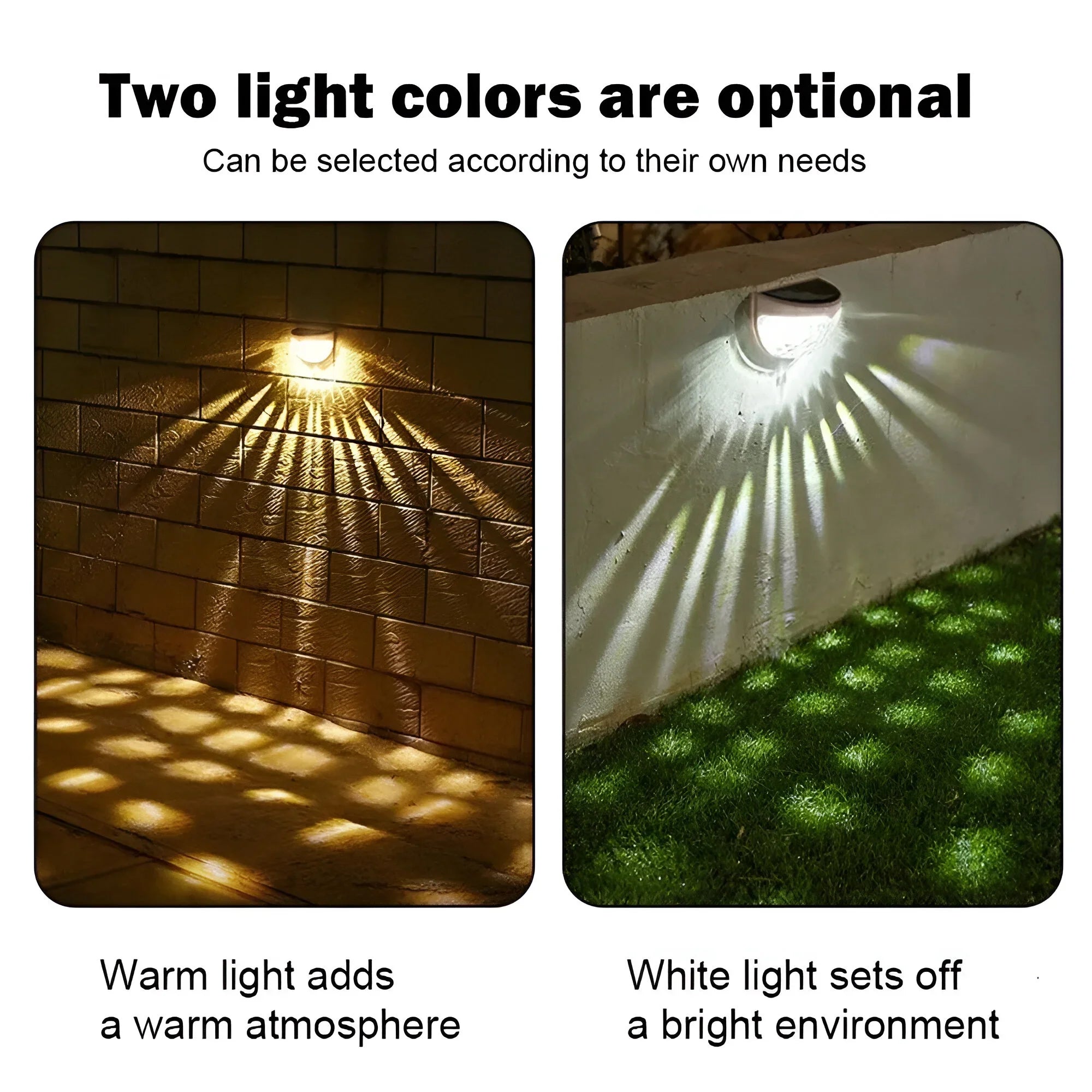 LumiWall – Zonne-energie Tuinwandlamp