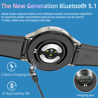 Medische EKG-Smartwatch | CFDA-gecertificeerd | 512Hz Hoge Precisie Biosensor | SpO2- & Hartslagmonitoring | AI-gebaseerde Ademhalingsanalyse | IP67 Waterdicht