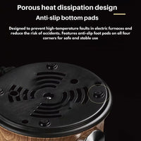 Mini Elektrische Kookplaat met Temperatuurregeling voor Compact Gebruik