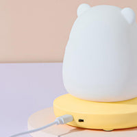 Dier-LED-nachtlamp | Schattig siliciumontwerp | Ingebouwde LED