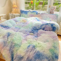 Snoepkleurige Zachte Dekbedovertrek - FluffCandy