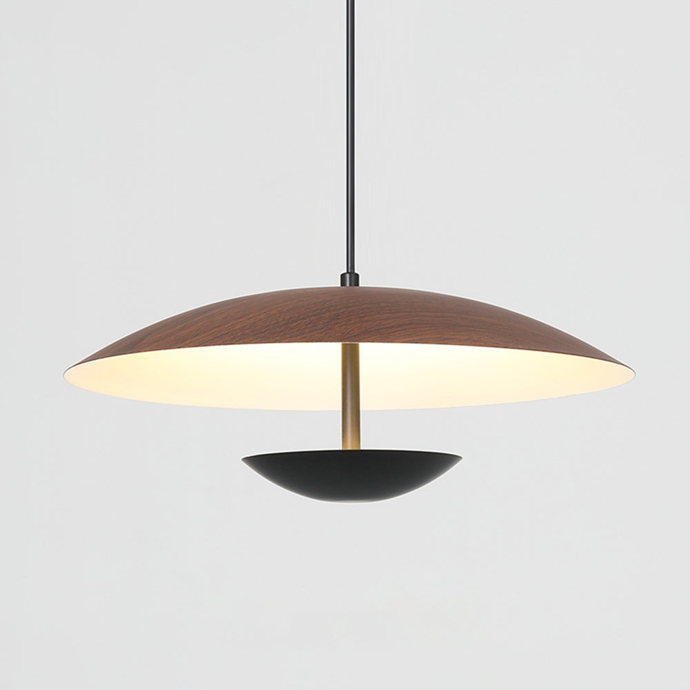 Zephy Hanglamp Dôme Traditioneel. Hout/Bruin. Woonkamer/Eetkamer