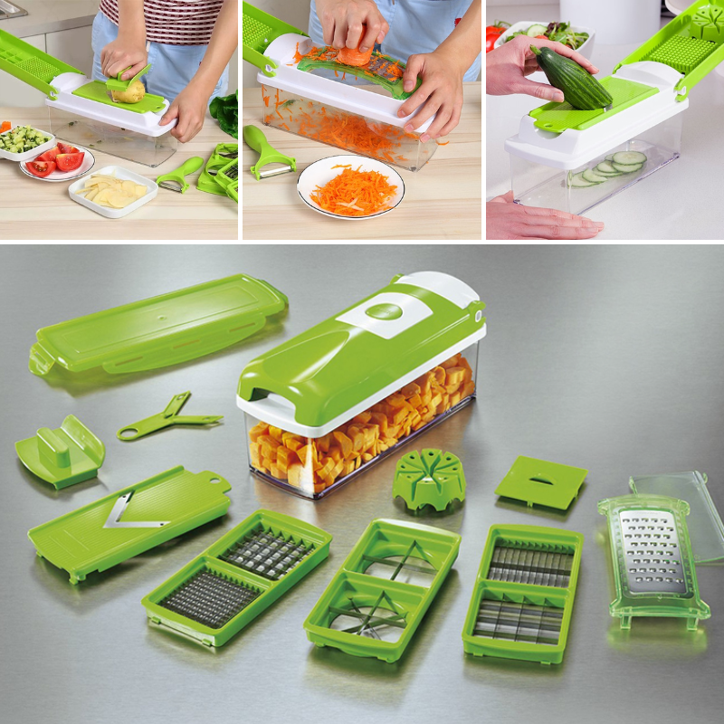 Skanto | 12-in-1 Multifunctionele Groentesnijder - SlicePro