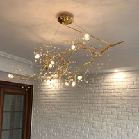 Olivia Kunst Hanglamp Kristal Woonkamer Slaapkamer