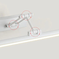 Volo Lineaire Wandlamp Verstelbaar Enkel Zwart/Wit. Slaapkamer