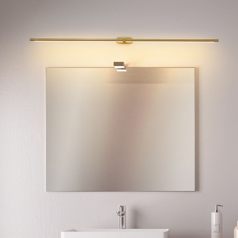 Ivox Minimalistische Lineaire Wandlamp Goud&Zwart