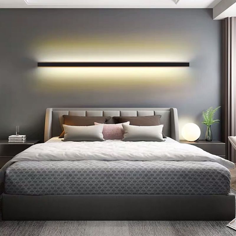 Gravo Minimalistische Lineaire Metalen/Wandlamp, Goud/Zwart/Wit