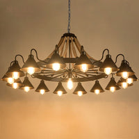 Epoch Vintage Industriële Touw Chandelier Woonkamer