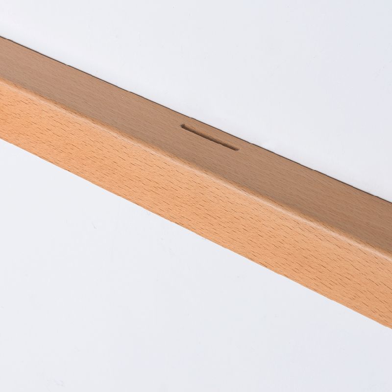Dwyn Wandlamp Spiegel Lineair Minimalistisch Hout Woonkamer
