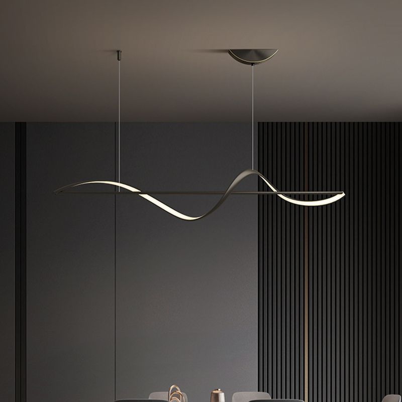 Zelin Hanglamp Golf Minimalistische Ontwerper, Metaal, Messing/Zwart