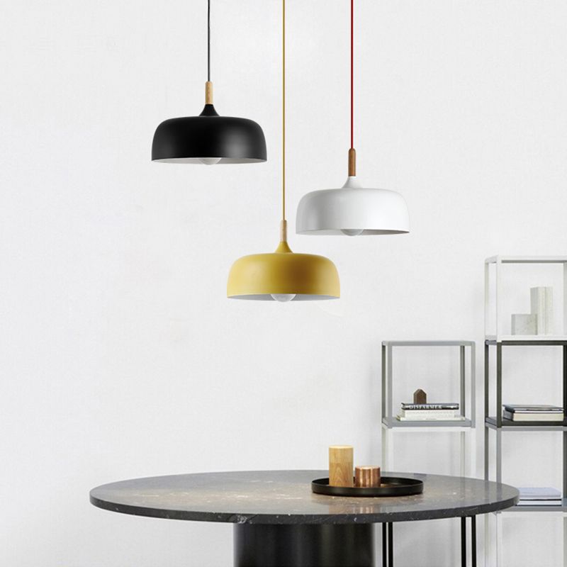 Arisha Minimalistische LED Hanglamp Zwart/Wit/Blauw/ Metaal Slaapkamer