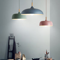 Arisha Minimalistische LED Hanglamp Zwart/Wit/Blauw/ Metaal Slaapkamer
