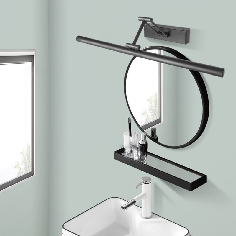 Volo Lineaire Wandlamp Verstelbaar Enkel Zwart/Wit. Slaapkamer