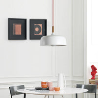 Arisha Minimalistische LED Hanglamp Zwart/Wit/Blauw/ Metaal Slaapkamer