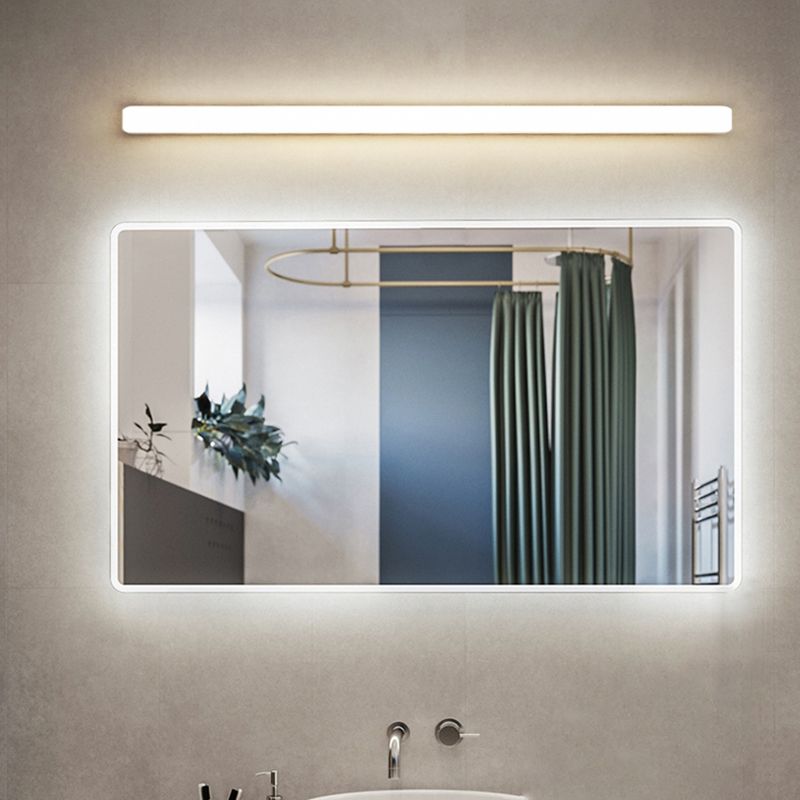 Arisha Eenvoudige Witte Bar Spiegel Voorwand Lamp