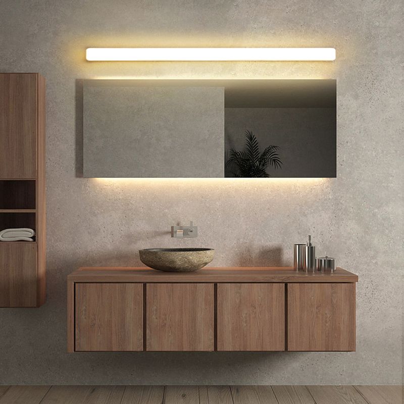 Arisha Eenvoudige Witte Bar Spiegel Voorwand Lamp