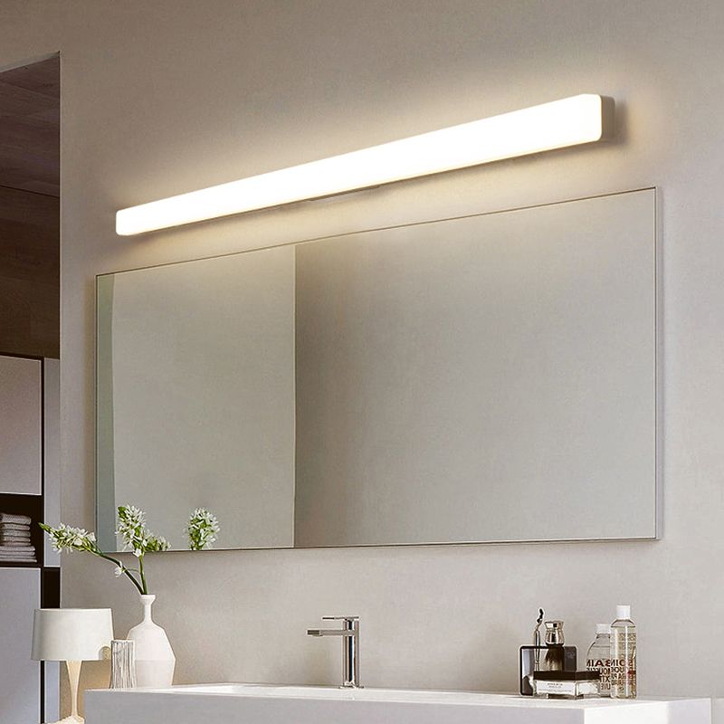 Arisha Eenvoudige Witte Bar Spiegel Voorwand Lamp