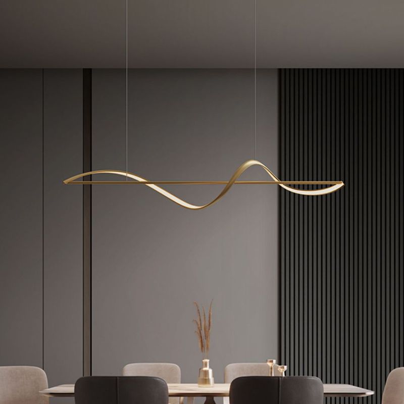 Zelin Hanglamp Golf Minimalistische Ontwerper, Metaal, Messing/Zwart