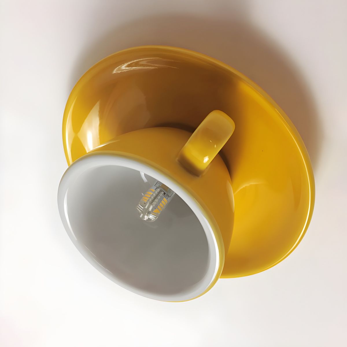 Aria Moderne Koffiekoppen Keramische Flush Plafondverlichting