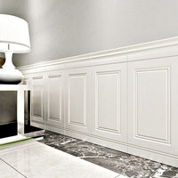 Glam Waterdichte Wandbekleding Effen Kleur Peelen en Plakken Binnenwandpaneel