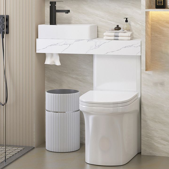 Contemporary Flush Toilet Vloermontage Eenstuk Toilet Urine Toilet