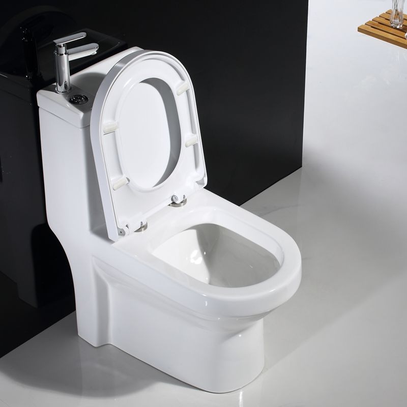 Moderne Toiletpot Vloermontage Porselein Alles-in-één Spoeltoilet