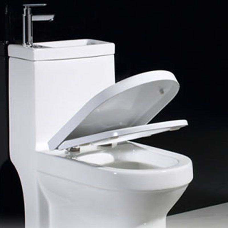 Moderne Toiletpot Vloermontage Porselein Alles-in-één Spoeltoilet