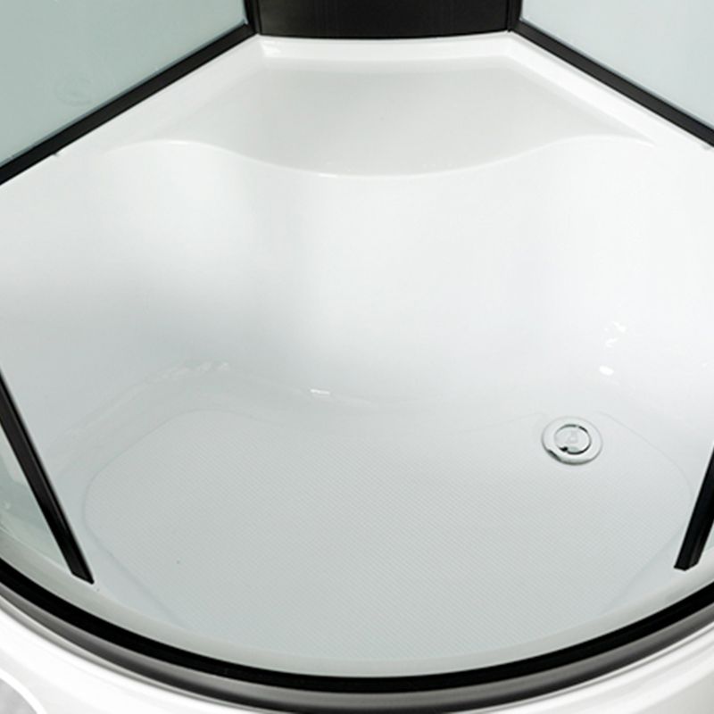 Ronde Bad & Douche Kit Dubbele Glijdende Geharde Glazen Bad & Douche Kit