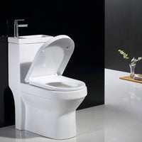 Moderne Toiletpot Vloermontage Porselein Alles-in-één Spoeltoilet