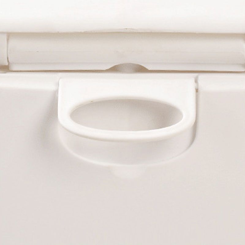 Contemporary Plastic Toilet Vloermontage Toiletpot met Zitting voor Badkamer