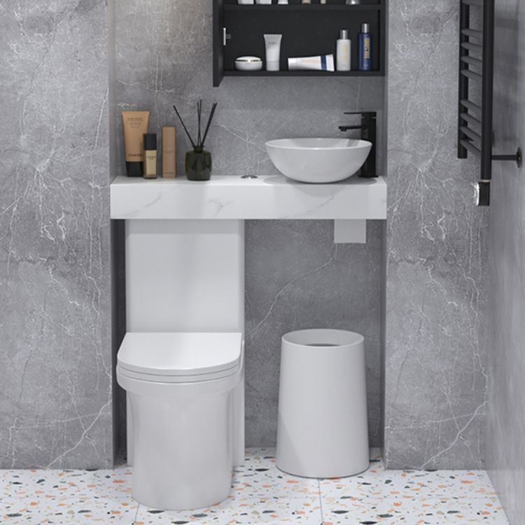 Contemporary Flush Toilet Vloermontage Eenstuk Toilet Urine Toilet