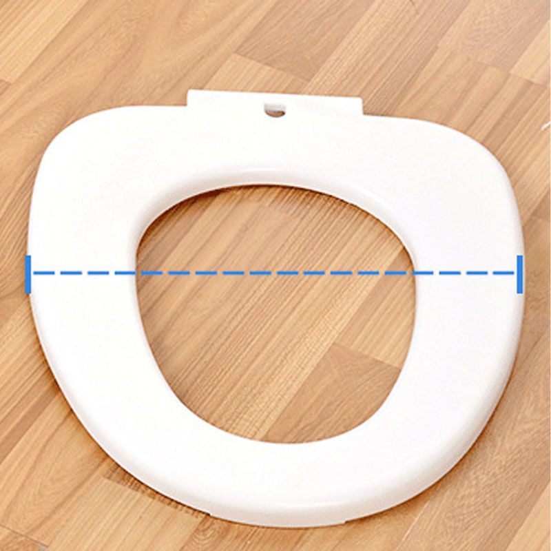 Contemporary Plastic Toilet Vloermontage Toiletpot met Zitting voor Badkamer