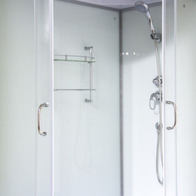 Hoek Ronde Bad & Douche Kit Dubbele Schuif Semi-Frame Bad & Douche Kit