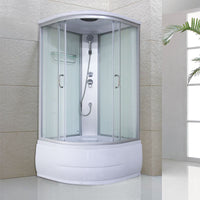 Hoek Ronde Bad & Douche Kit Dubbele Schuif Semi-Frame Bad & Douche Kit