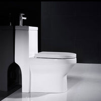 Moderne Toiletpot Vloermontage Porselein Alles-in-één Spoeltoilet